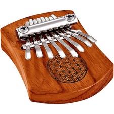 MEINL Sonic Energy 8 Note Kalimba with Flower of Life Carving