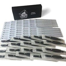 PFT (60) Counts of Assorted PRE-STERILIZED Tattoo Needles with Matching (60)... 