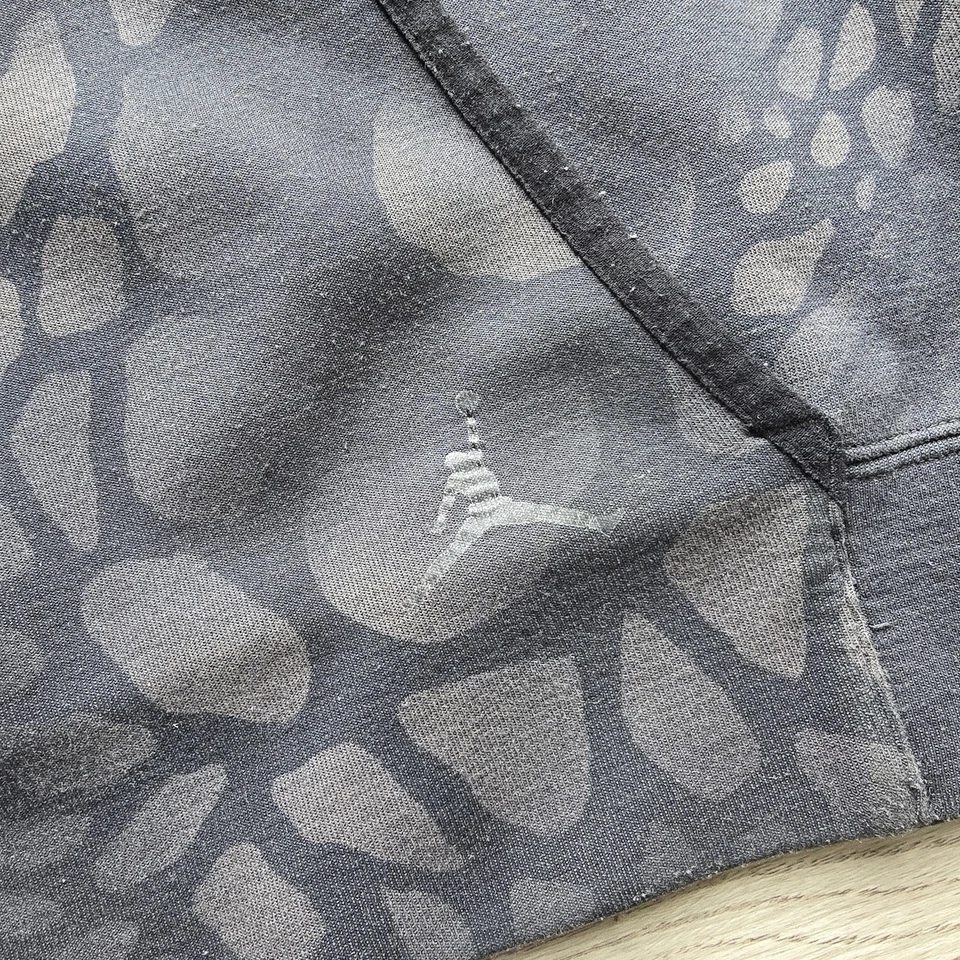 Sudadera con capucha de manga corta vintage Jordan Jumpman para hombre grande AOP baloncesto Foto 4 de 4