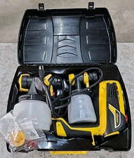 Wagner Flexio 590 Handheld HVLP Paint Sprayer w/ Two Nozzles Case - Used TWICE!