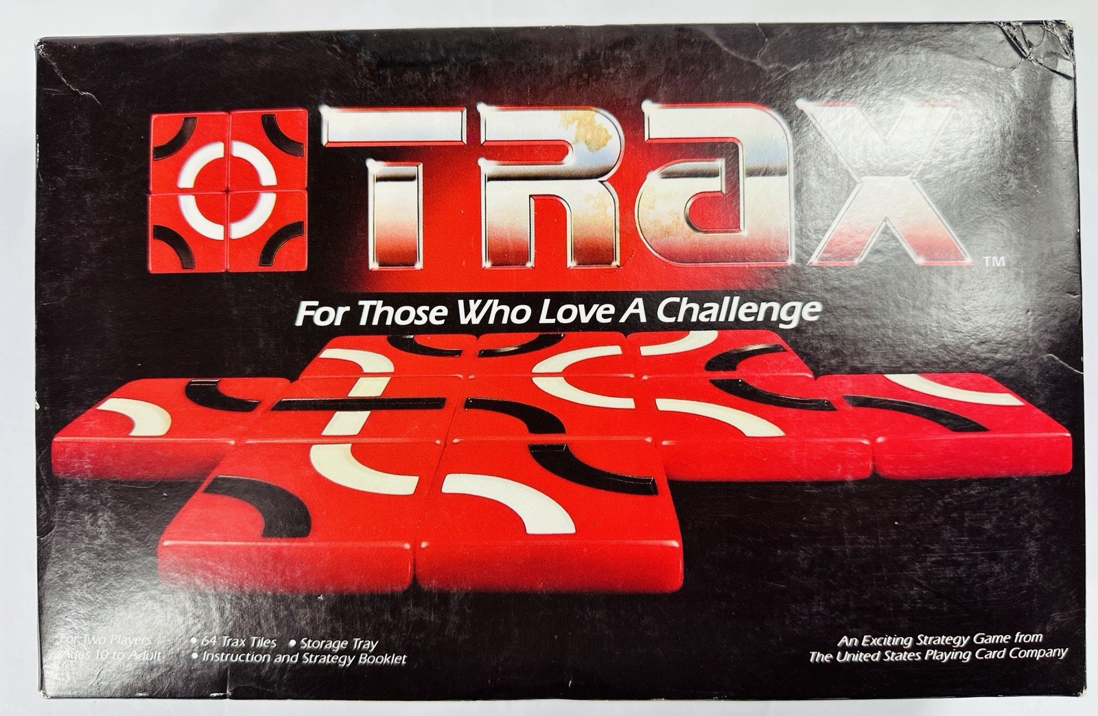 Vintage Trax Tile Board Game Abstract Strategy 2 Player 1987
