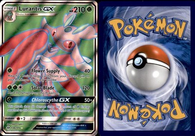 Lurantis GX (Full Art) 138/149 Holo Ultra Rare SM Base Set Pokemon Near Mint