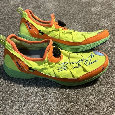 Zoot Ultra Race 4.0 BOA Triathlon Running Shoes Neon Men s Size 10