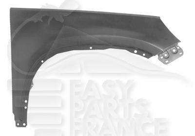 Aile avant droit pour Volkswagen Tiguan 4x4 phase 2011 à 2015 en acier noir primer