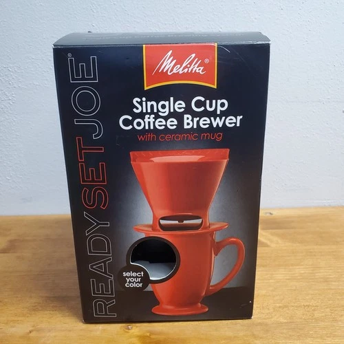 Melitta Ready Set Joe Single Cup Coffee Brewer Black