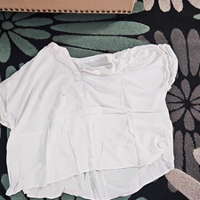 Womens 2XL White Solid Sleeveless Scoop Neck ...