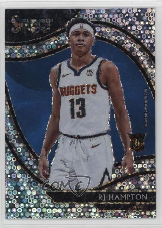 2020-21 Panini Select Courtside Disco Prizm RJ Hampton #277 Rookie RC 16q5