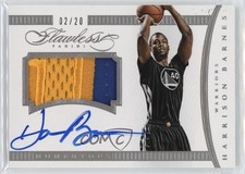 2014 Panini Flawless Momentous Memorabilia 2/20 Harrison Barnes #MA-HB Auto 3d3
