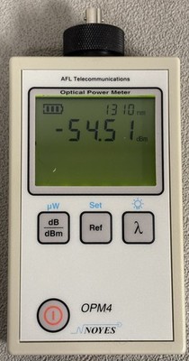 AFL Noyes OPM4-2D SM MM Fiber Optic Power Meter