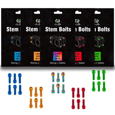 6pcs M5x18 MTB Legierungsschrauben Lenkervorbau Shifter Schraubbefestigung