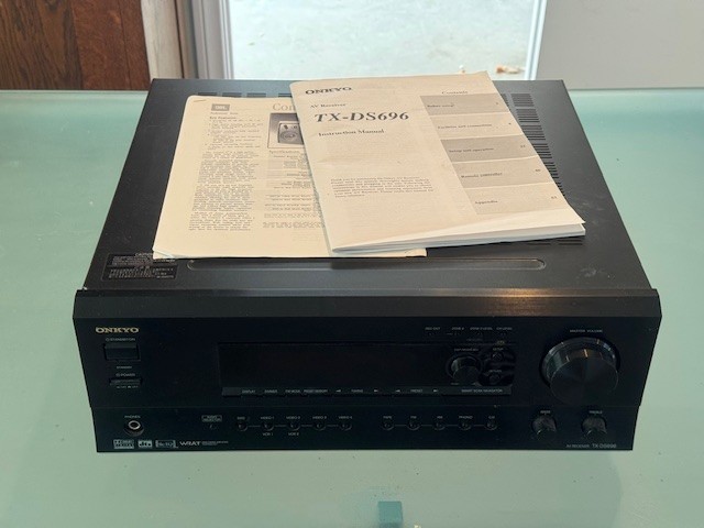 ONKYO TX-DS696 AV Stereo Receiver Wide Range Amplifier Technology TESTED