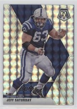 2020 Panini Mosaic Mosaic Prizm Jeff Saturday #96 01w7