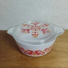 Pyrex 475-B Vintage 2.5 Qt. Friendship Promo Dutch Bowl with Lid Excellent Cond