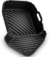 Fodere in silicone per friggitrice ad aria confezione da 2 riutilizzabili 4-6QT quadrate