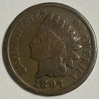 1897 Indian Head Cent Penny 519F