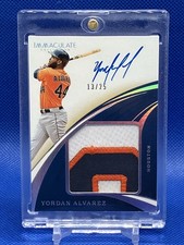 Yordan Alvarez 2020 Immaculate Baseball RPA #/25 Rookie Card RC #PPA-YA