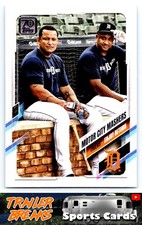 2021 Topps #152 Motor City Mashers (Miguel Cabrera / Jonathan Schoop)