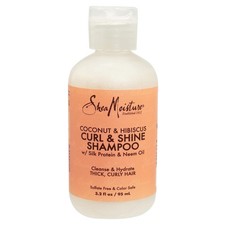 Shea Moisture Sheamoisture's Coconut &amp; Hibiscus Curl &amp; Shine Shampoo, 3.2 Oz