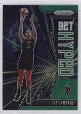 2021 Panini Prizm WNBA Get Hyped Green Prizm Liz Cambage #8 et6