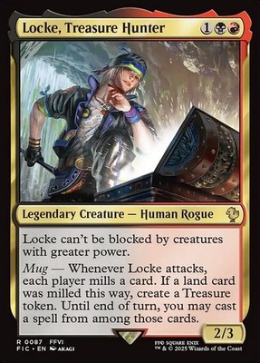 Locke, Treasure Hunter 87 R Normal FIC MTG NM