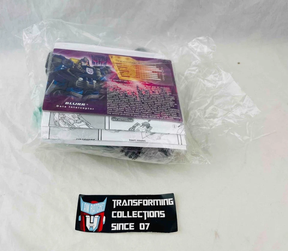 Transformers Botcon 2008 Shattered Glass Blurr Sideswipe with Razorclaw Set - Image 2 of 2