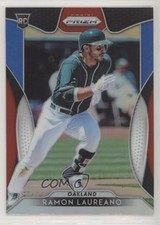 2019 Panini Prizm Tier II Red White & Blue Prizm Ramon Laureano #156 sy1