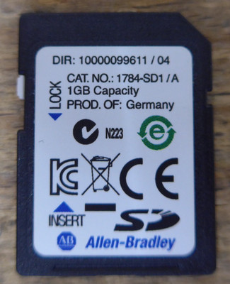 1GB Allen-Bradley SD-Karte 1784-SD1/A