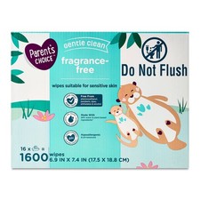 Parent's Choice Fragrance Free Baby Wipes 1600 Count