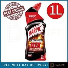 HARPIC PRO POWER PLUS TOILET CLEANER ORIGINAL 1L SIZE KILLS 99.9% OF BACTERIA 6.99 per litre