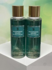 Victoria's Secret Whispering Waves Fragrance Mist 8.4oz x2