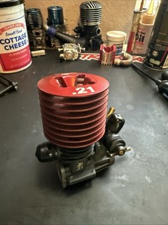 Dynamite . 21 Nitro Engine Hobby RC Motor Tested Runs Dynamite.21 Nitro Engine
