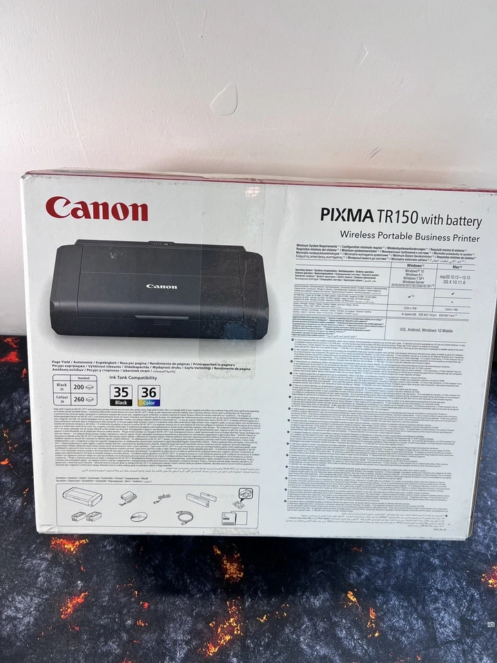 Canon PIXMA TR150 Wireless Portable Printer (With Battery) – New/Unused - Image 2 of 4