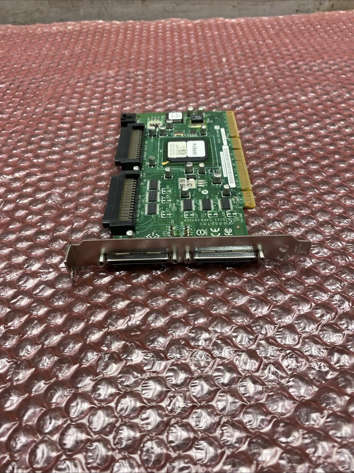 FP874 Dell Ultra-320 SCSI LVD PCI-X Dual Channel Controller Card 0FP874 - Image 3 of 4