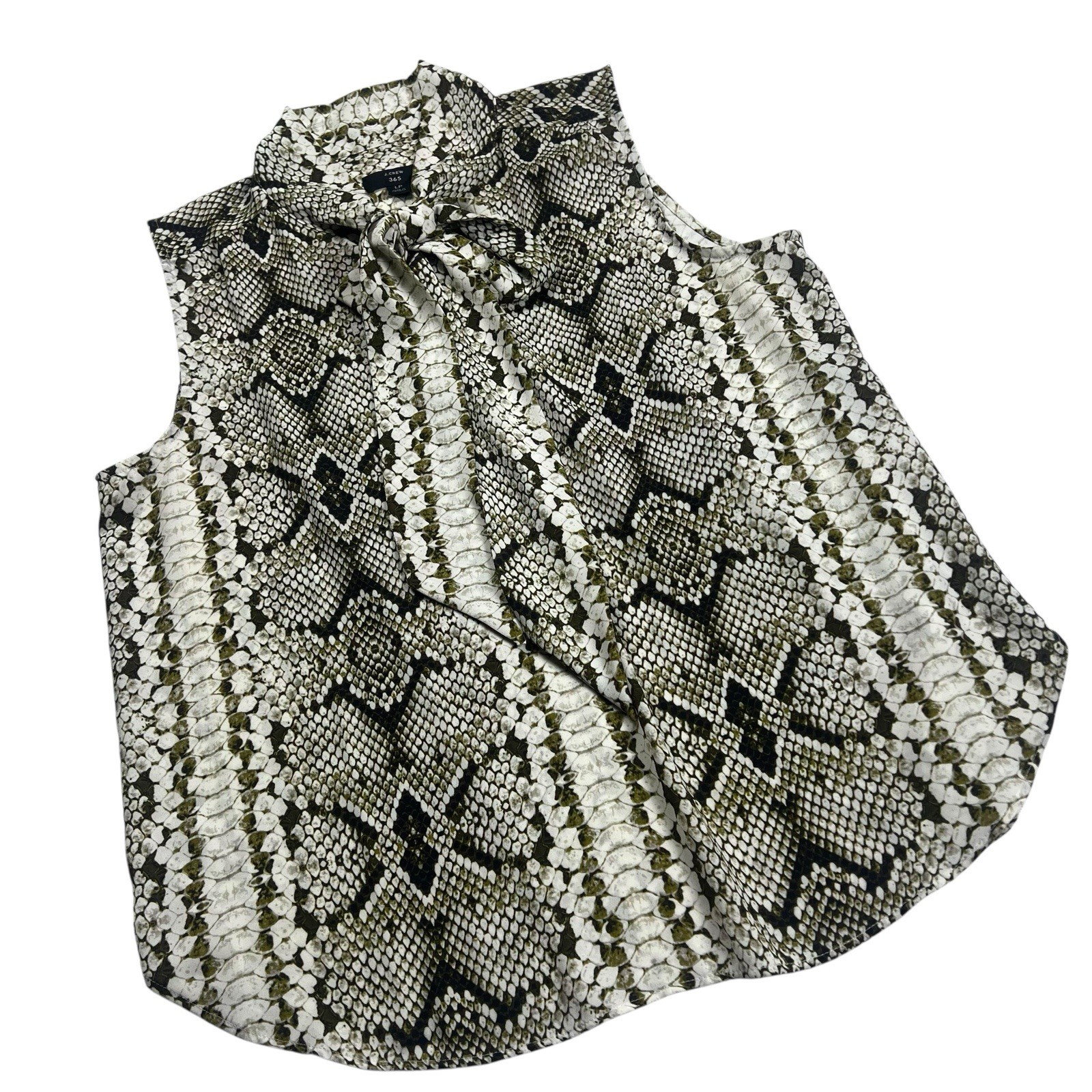 J. Crew 365 Python Print Sleeveless Blouse Women’… - image 3