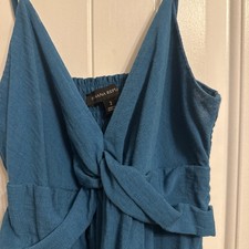 Banana Republic Teal Midi Dress Size 2
