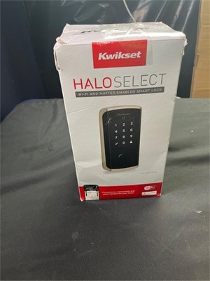Kwikset Halo Select Wi-Fi & Matter Enabled Smart Lock - Satin Nickel open box