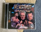 ECW Anarchy Rulz Sega Dreamcast CIB Complete Disc Case Manual Tested