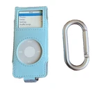 BELKIN Leather Carabiner Case for 1st 2nd Gen Generation iPod Nano F8Z057-BLU