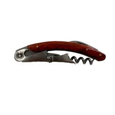 Professional Splash 3 in 1 Rosewood Handle Wine Bottle Foil Opener Corkscrew a
