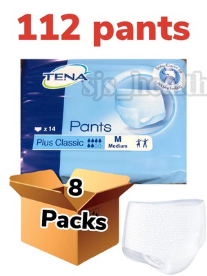 Tena Hose Plus Classic 8er-Packungen mit 14 mittlerer Inkontinenzschlupf - 782518
