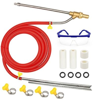 #ad Pressure Washer Sandblasting Kit 5000 Psi Wet Abrasive Sandblaster Attachment Wi $43.52
