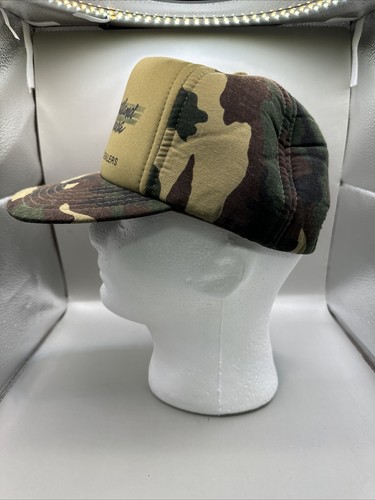 Vintage Chevy Dealer Camo Snapback Hat Heartland Of America Camouflage Cap - NOS - Picture 2 of 7
