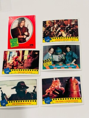 Teenage Mutant Ninja Turtles Trading Cards Lot sticker Mirage Topps TMNT vtg nt3