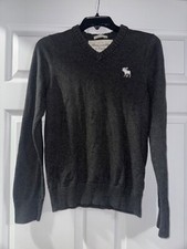 Gray Abercrombie and Fitch Muscle Sweater - Size M