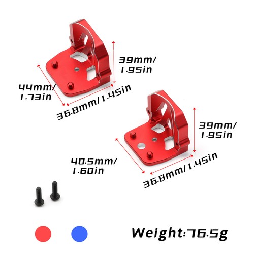 1Pair Aluminum Alloy Motor Mounts For TRAXXAS 1/6 XRT 8S RC Car #7760-GRN - Picture 14 of 22
