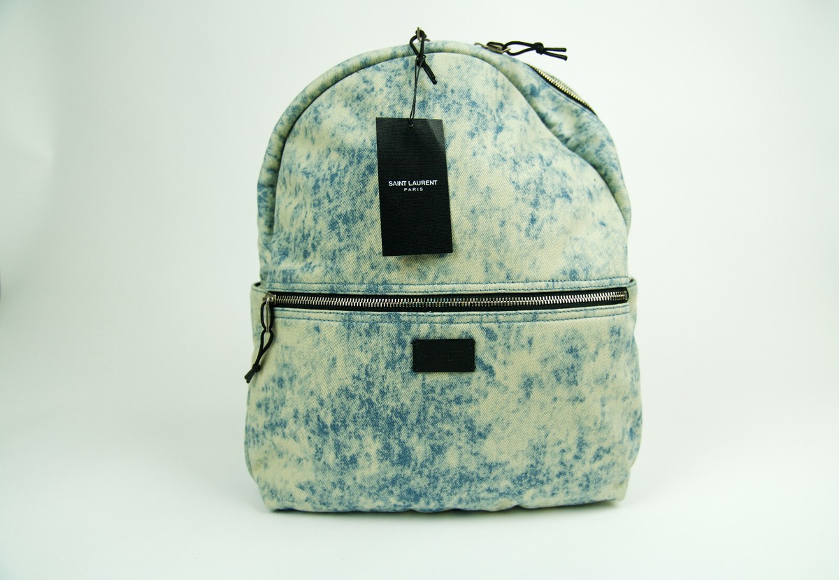 SAINT LAURENT ネイビー リュック SAINT LAURENT サンローラン バックパック CITY BACKPACK IN