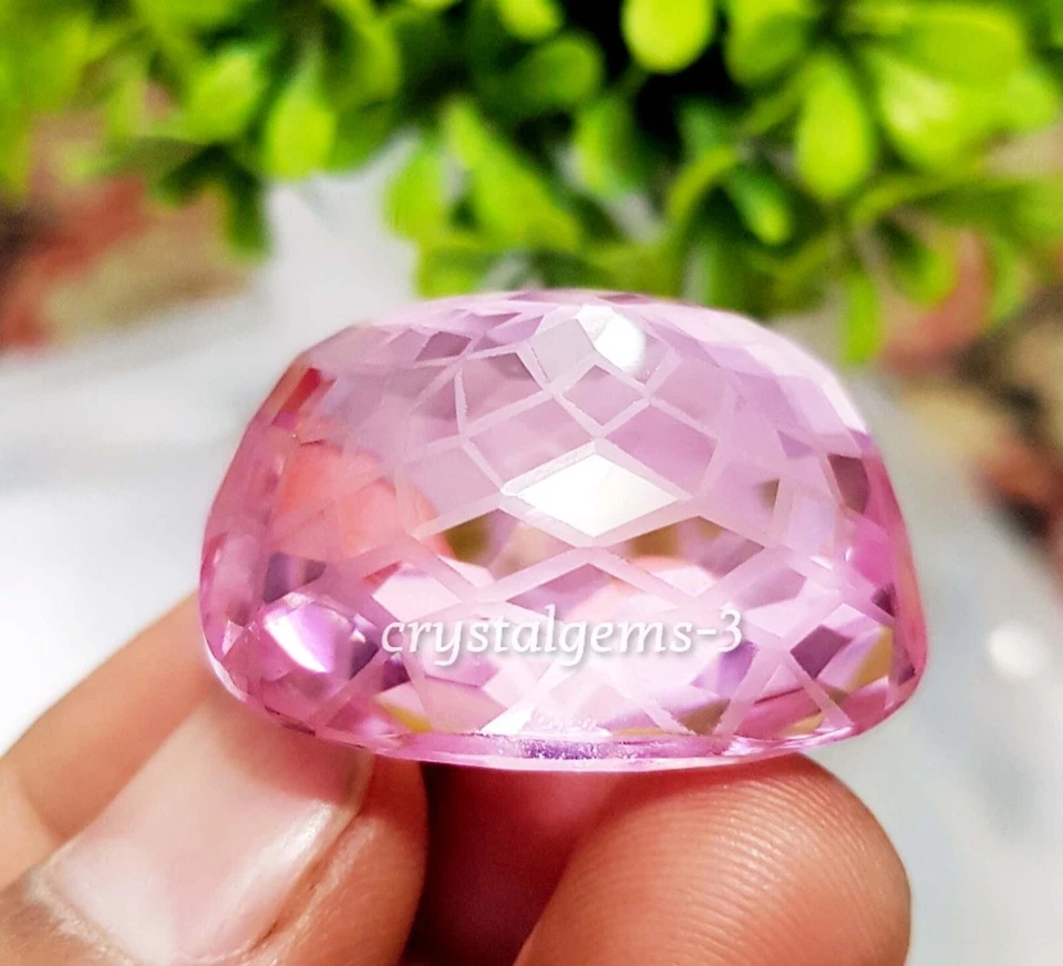 110 Ct Color Change Alexandrite Football Carving Shipping Cushion Loose Gemstone - Image 4 of 4