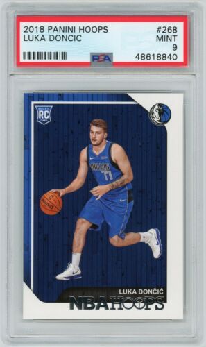 Carte recrue basketball Luka Doncic 2018 Panini Hoops RC #268 classée PSA 9 COMME NEUF - Photo 1/1