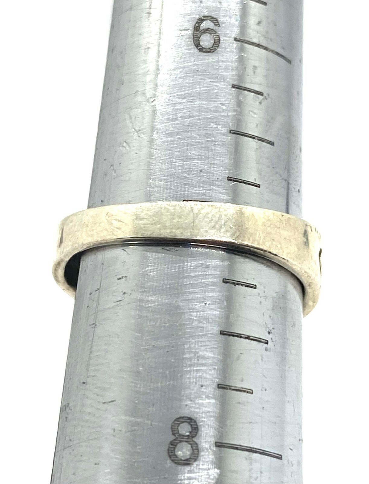 Mens Patterned Sterling Silver 925 Statement Ring… - image 6