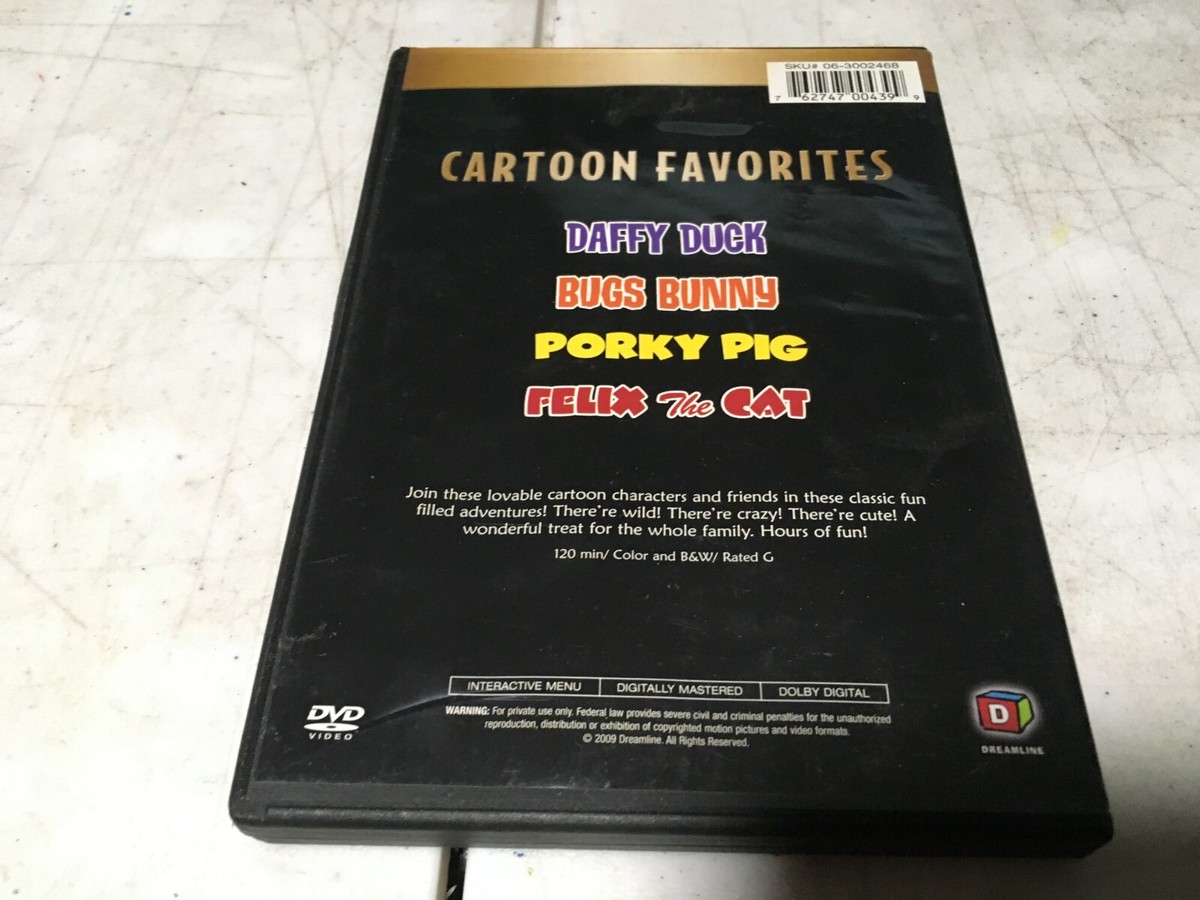 Cartoon Favorites Daffy Duck, Bugs Bunny, Porky Pig, Felix The Cat